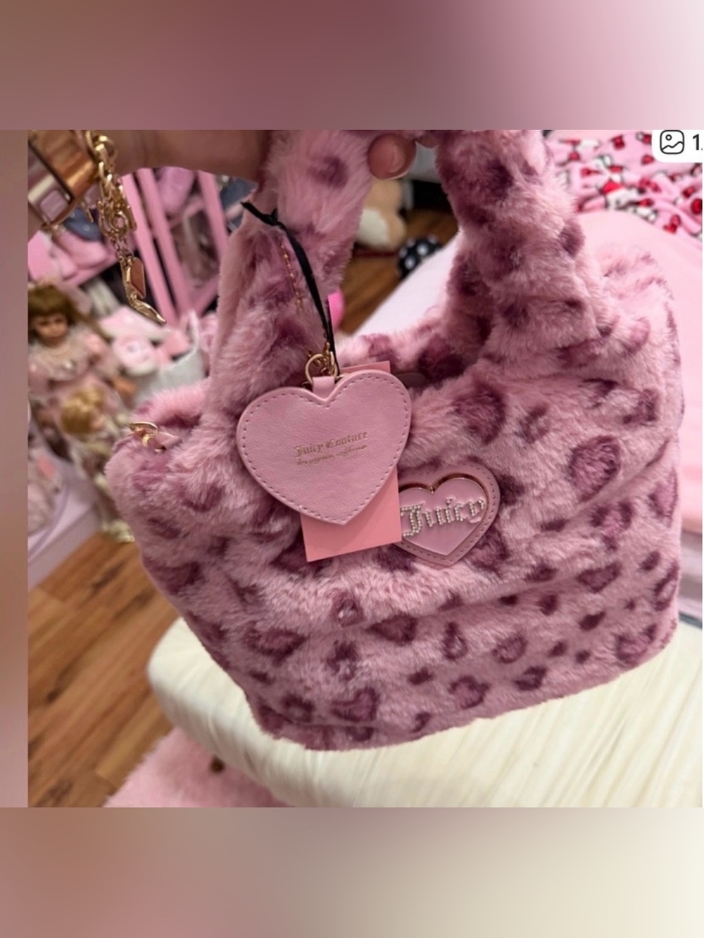 Juicy  couture juicy warm-up mini tote
New